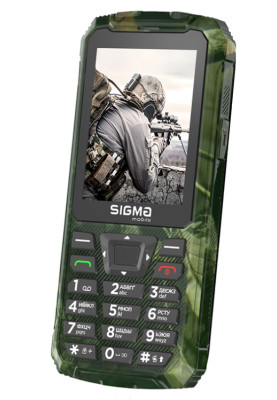 Телефон Sigma X-treme PR68 Type-C Khaki Гарантія 12 місяців
