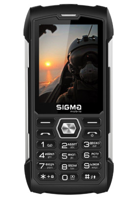 Телефон Sigma X-treme PK68 Black Гарантія 12 місяців