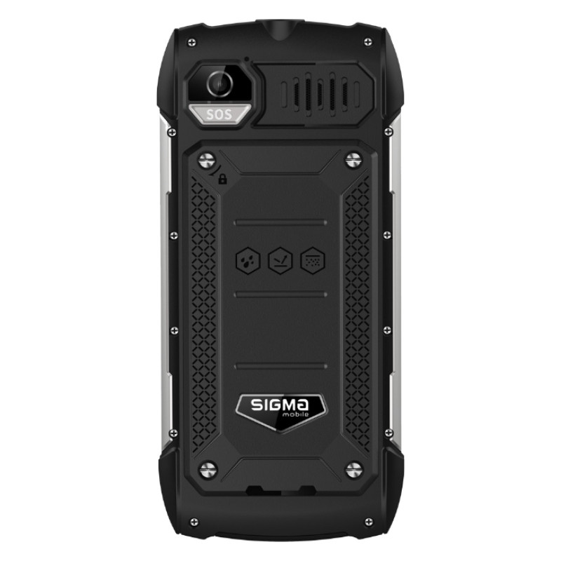 Телефон Sigma X-treme PK68 Black Гарантія 12 місяців