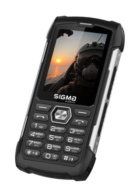 Телефон Sigma X-treme PK68 Black Гарантія 12 місяців