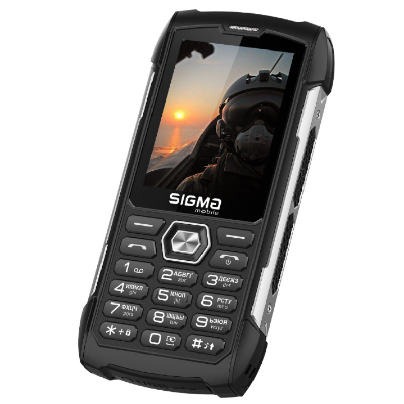 Телефон Sigma X-treme PK68 Black Гарантія 12 місяців