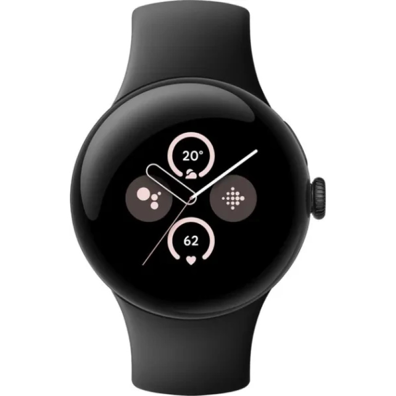 Smart Watch Google Pixel Watch 2 Wi-Fi Matte Black/Obsidian Band