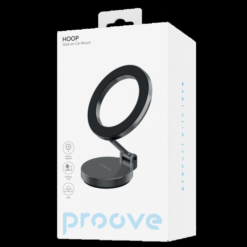 Холдер Proove Hoop Stick-on Car Mount Magnetic Ring black (CHHS00000005)