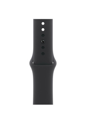 Apple Watch Series 10 GPS 42mm Jet Black Aluminum Case with Black Sport Band M/L MWWF3