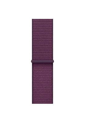 Apple Watch Series 10 GPS 42mm Rose Gold Aluminum Case with Plum Sport Loop MWWK3