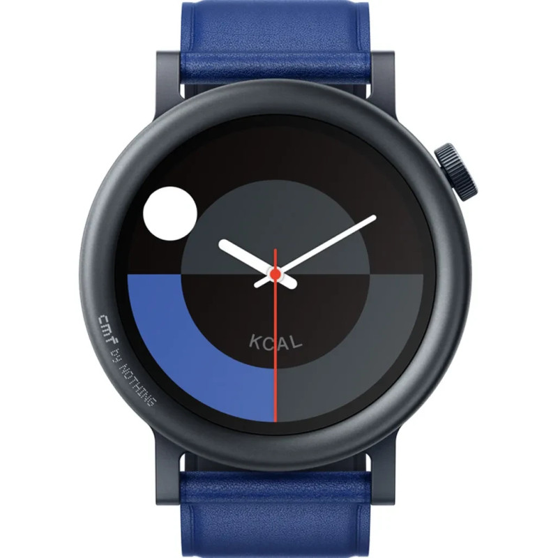Smart Watch CMF by Nothing Watch Pro 2 (D398) Blue Metal body+ Leather strap