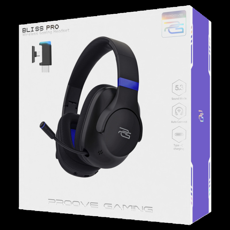 Bluetooth Stereo Proove Gaming Bliss Pro black (GHBLP0010001) UA