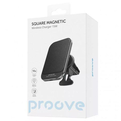 Холдер Proove 15W Square Magnetic MagSafe black