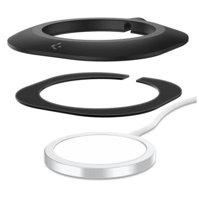 Тримач Mag Fit для MagSafe Charger Pad black Spigen (AMP02340)
