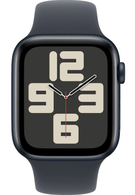 Apple Watch SE 2 2024 GPS 44mm Midnight Aluminium Case with Midnight Sport Band S/M MXEJ3