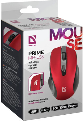 Bluetooth миша DEFENDER MB-053 Red (52052) UA