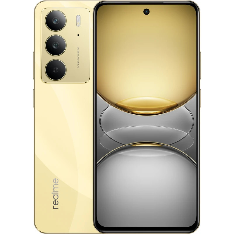 Смартфон Realme C75 8/256Gb Lightning Gold NFC UA UCRF