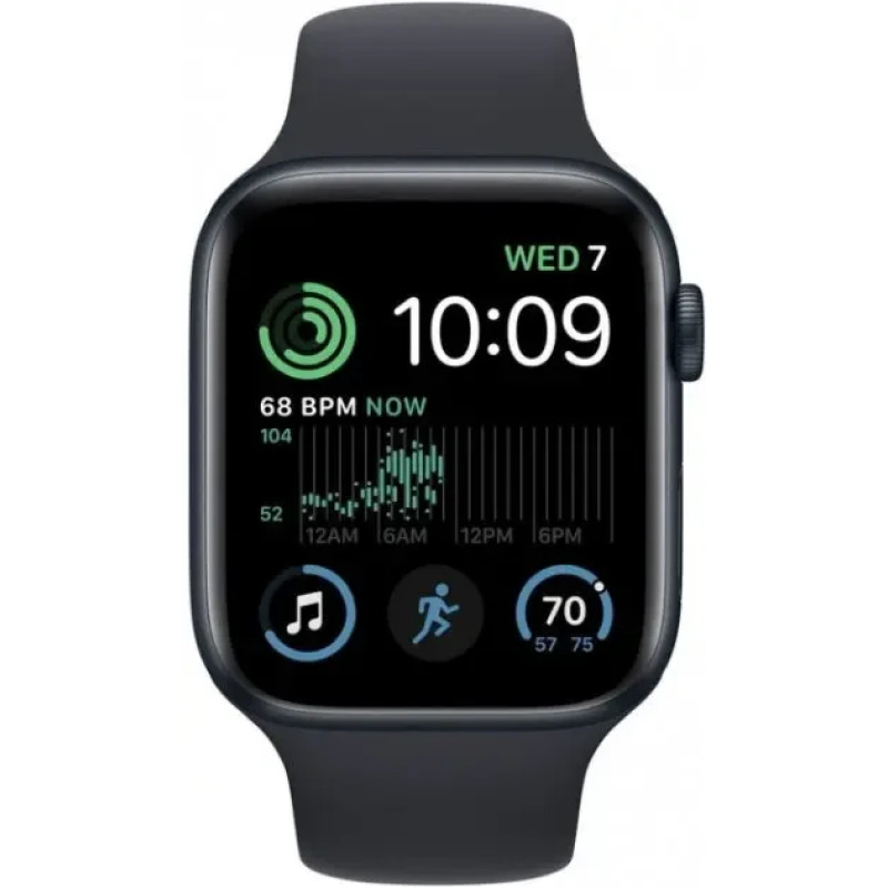 Apple Watch SE 2 GPS 40mm Midnight Aluminium Case Midnight Sport Band MNJT3
