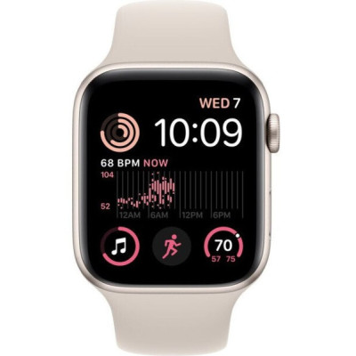 Apple Watch SE 2 GPS 40mm Starlight Aluminium with Starlight Sport Band MNJP3