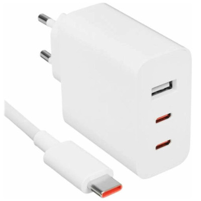 МЗП Type-C to Type-C Xiaomi 67W GaN 2USB-C/USB-A (BHR7493EU) white UA