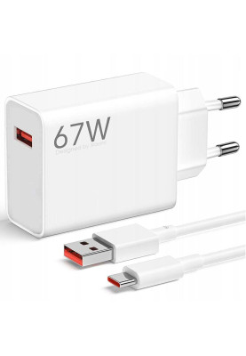 МЗП Type-C Xiaomi 67W USB-A HyperCharge Combo (BHR9465EU) white UA