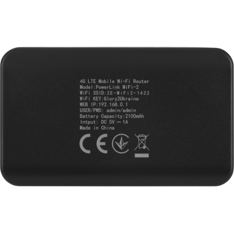 Модем 4G / 3G + Wi-Fi роутер 2E PowerLink MiFi-2 (694743655346)
