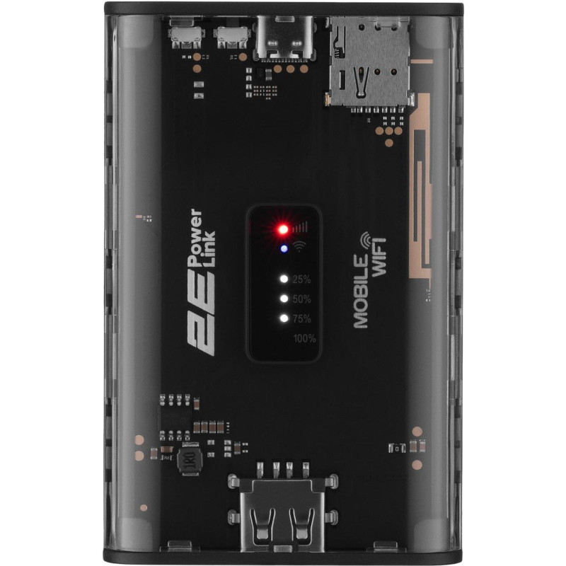 Модем 4G / 3G + Wi-Fi роутер 2E PowerLink MiFi-5 (694743655339)