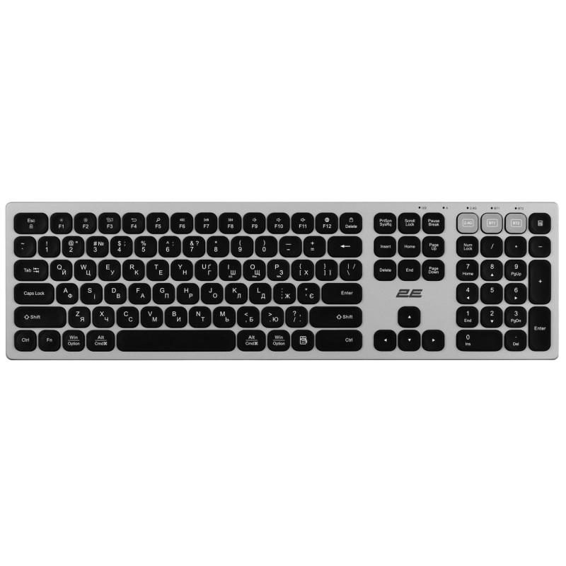 Bluetooth Клавіатура 2E KS270 black UA (2E-KS270WBGR_UA)