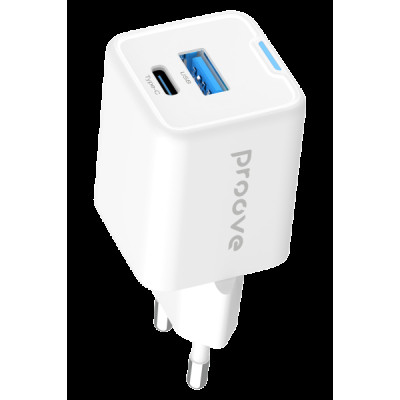 МЗП блочок 25W GaN USB-A/2USB-C Proove Pocket GaN Plus white (WCPG25111202) UA