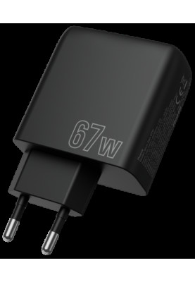 МЗП блочок 67W GaN USB-A/2USB-C Proove Shot black UA