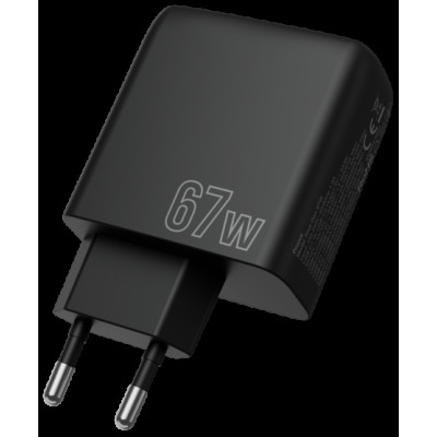 МЗП блочок 67W GaN USB-A/2USB-C Proove Shot black UA