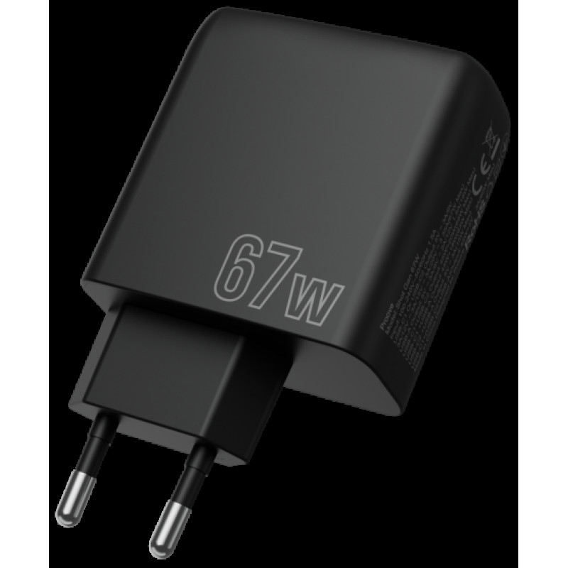 МЗП блочок 67W GaN USB-A/2USB-C Proove Shot black UA