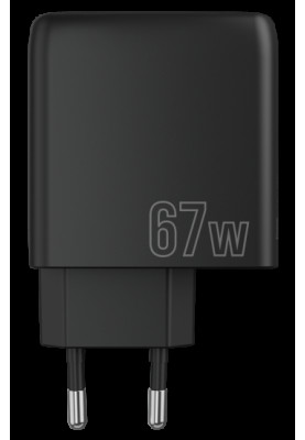 МЗП блочок 67W GaN USB-A/2USB-C Proove Shot black UA