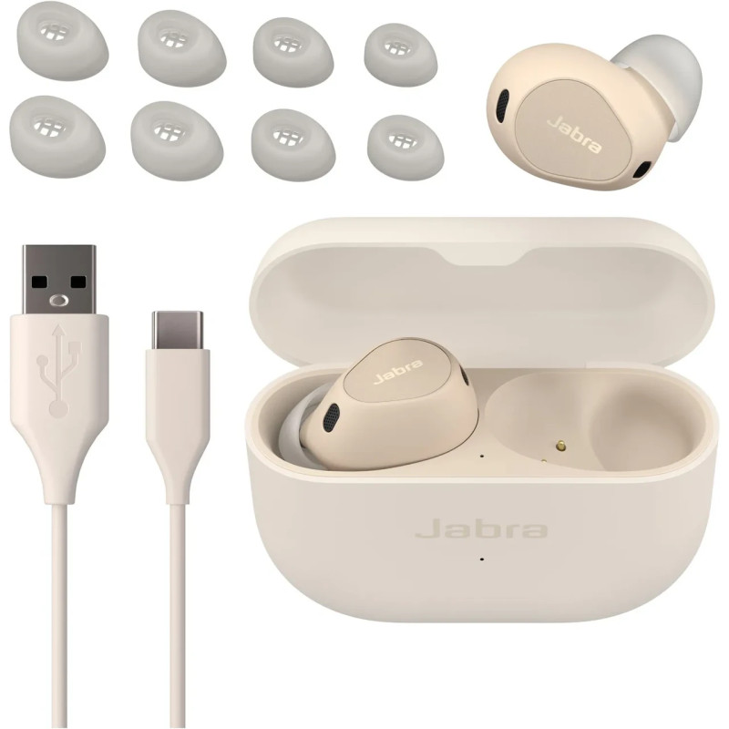 TWS Jabra Elite 10 ANC Cream (100-99280701-98) Global