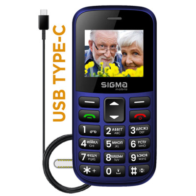 Телефон Sigma Comfort 50 CF115 Easy Blue UA UCRF