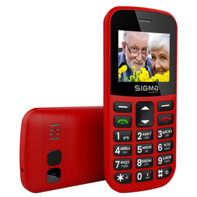 Телефон Sigma Comfort 50 CF115 Easy Red UA UCRF
