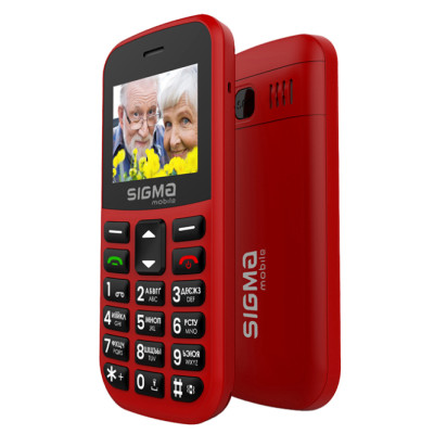 Телефон Sigma Comfort 50 CF115 Easy Red UA UCRF
