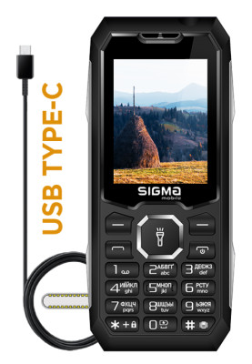 Телефон Sigma X-Style 341 Bro Black UA UCRF