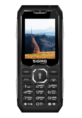Телефон Sigma X-Style 341 Bro Black UA UCRF