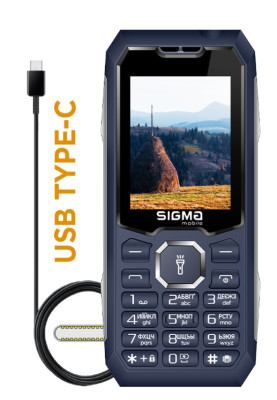 Телефон Sigma X-Style 341 Bro Blue UA UCRF