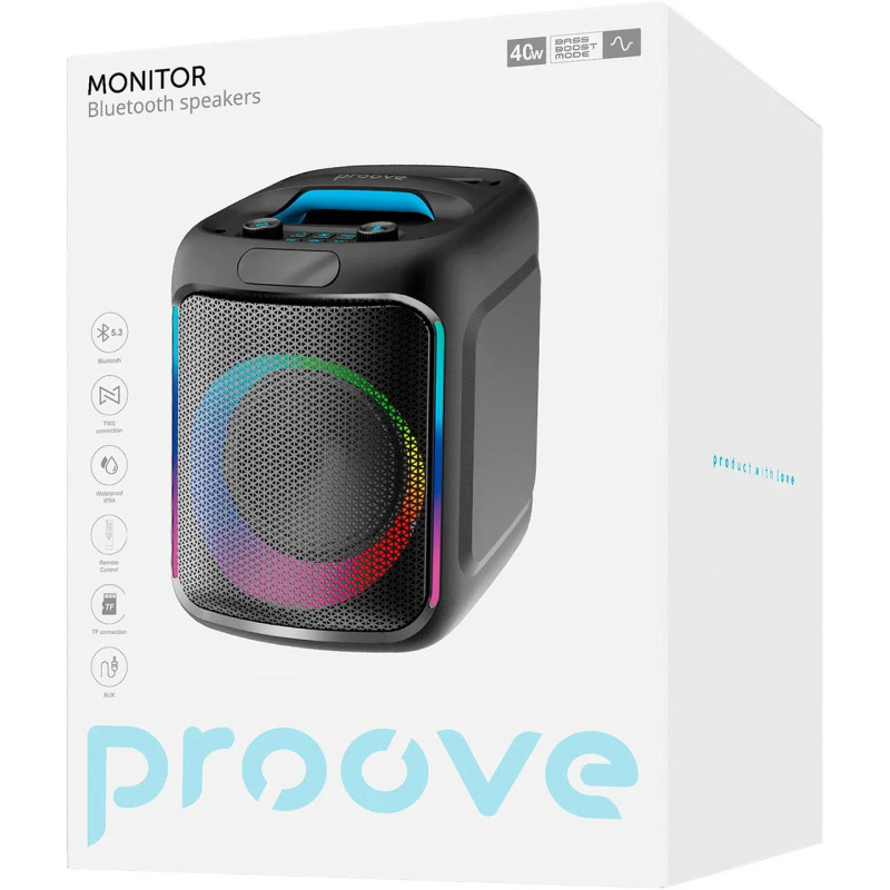Bluetooth Колонка Proove Monitor 40W black UA