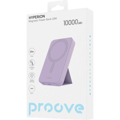 Power Bank Proove Hyperion 10000mAh 20W purple (PBHP15020009) UA