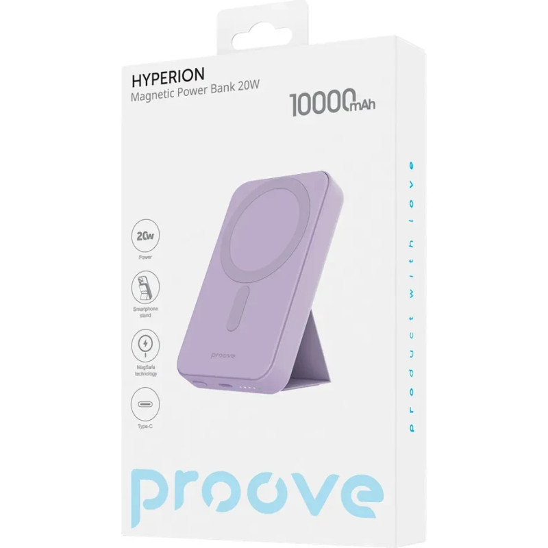 Power Bank Proove Hyperion 10000mAh 20W purple (PBHP15020009) UA