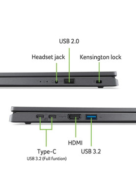 Ноутбук Acer Extensa 15 EX215-24-R3V8 Steel Gray (NX.EJ5EU.004) UA UCRF