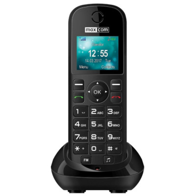 Телефон Maxcom Comfort MM35D Black UA UCRF