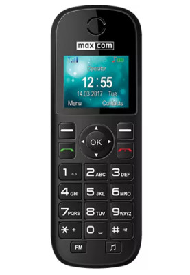 Телефон Maxcom Comfort MM35D Black UA UCRF