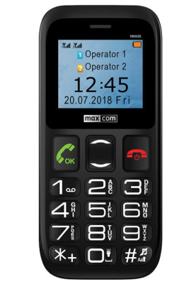 Телефон Maxcom Comfort MM426 Black UA UCRF