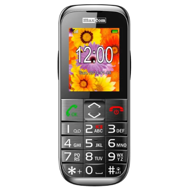 Телефон Maxcom Comfort MM720BB Black UA UCRF