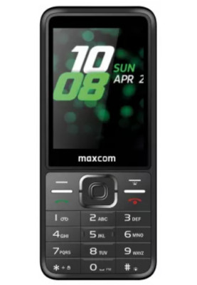 Телефон Maxcom MM244 Black UA UCRF