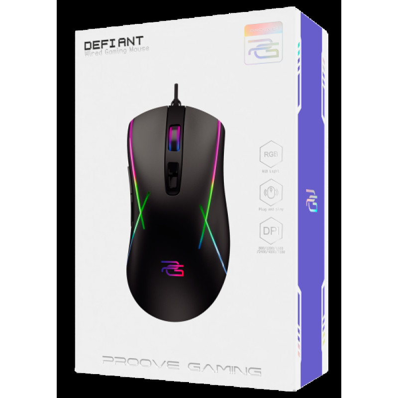USB миша Proove Gaming Defiant black (CMDE00000102)