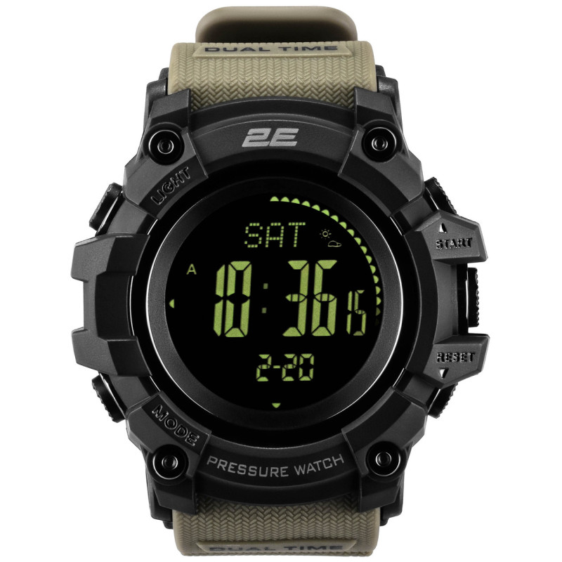 Smart Watch Tactical 2E Armor GT army green (компас, крокомір) (2E-TCW20ARGN) UA