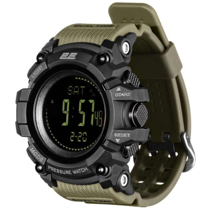 Smart Watch Tactical 2E Armor GT army green (компас, крокомір) (2E-TCW20ARGN) UA
