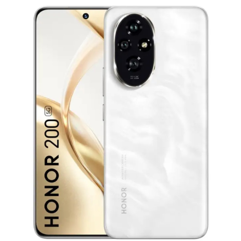Смартфон Honor 200 5G 12/512Gb Moonlight White Global version