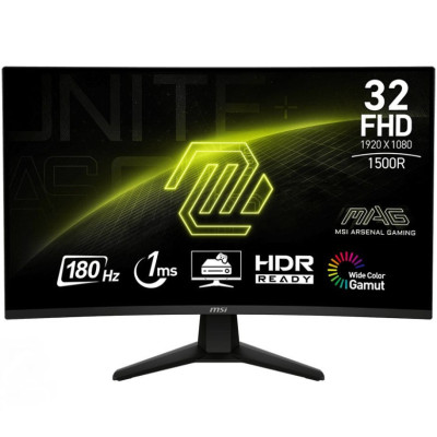 Монітор MSI 31.5" MAG 32C6 (9S6-3DD41M-001) UA UCRF