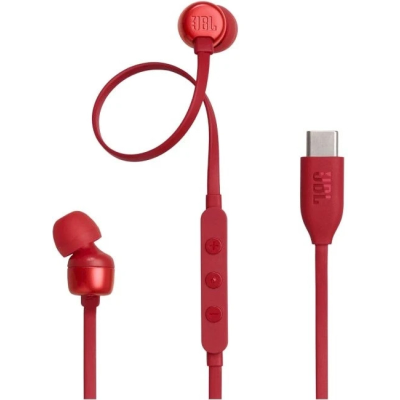 HF JBL Harman TUNE 310C USB-C Red (JBLT310CRED) UA